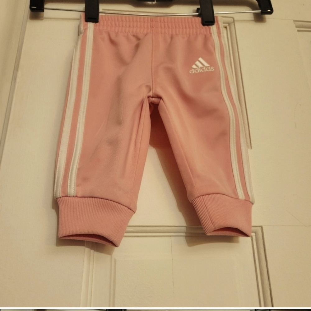 Adidas 3-M Old Pink Infant Sweatsuit With Embroidery Trefoil Logo - Picture 7 of 15